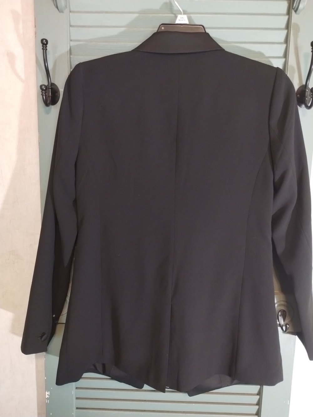 LOFT Black Single-Button Blazer with Notch Lapel - Picture 4 of 8